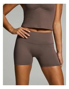 Sculpt Mid Thigh Tight Milk Choc
