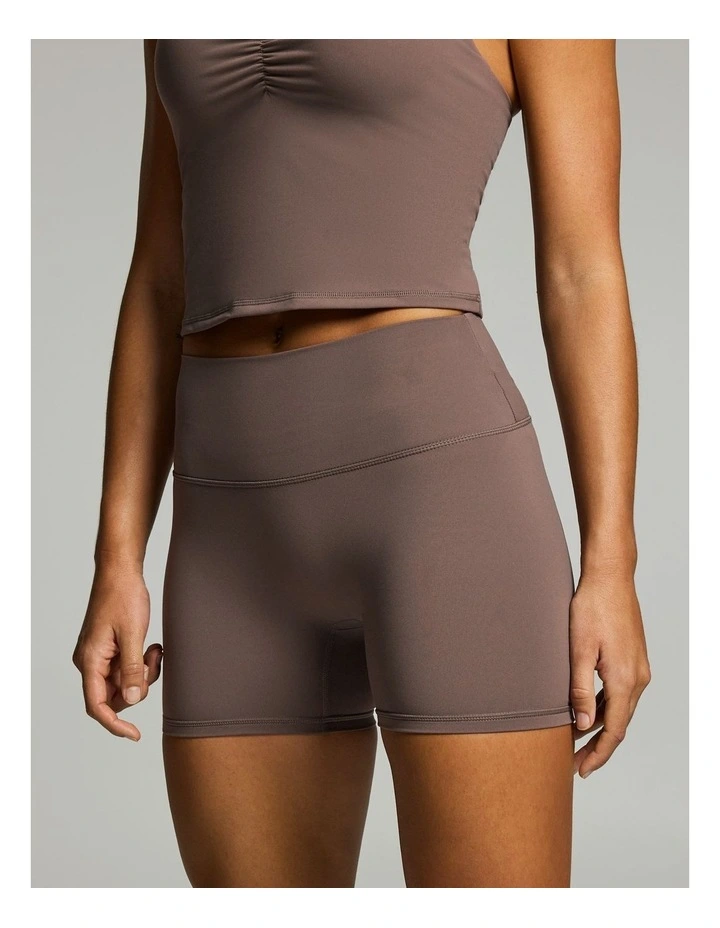 Sculpt Mid Thigh Tight Milk Choc image 3