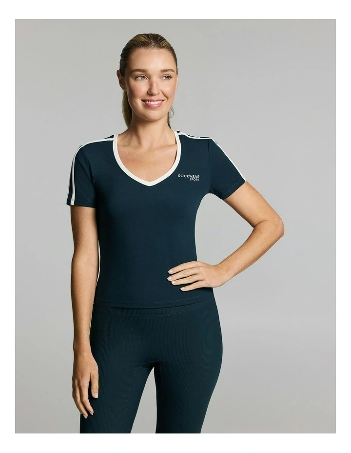 Base One Moto Tee Teal image 1