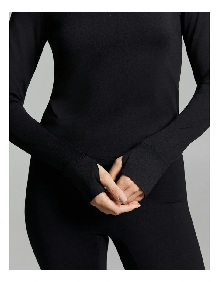 Activate Brushed Long Sleeve Black image 5