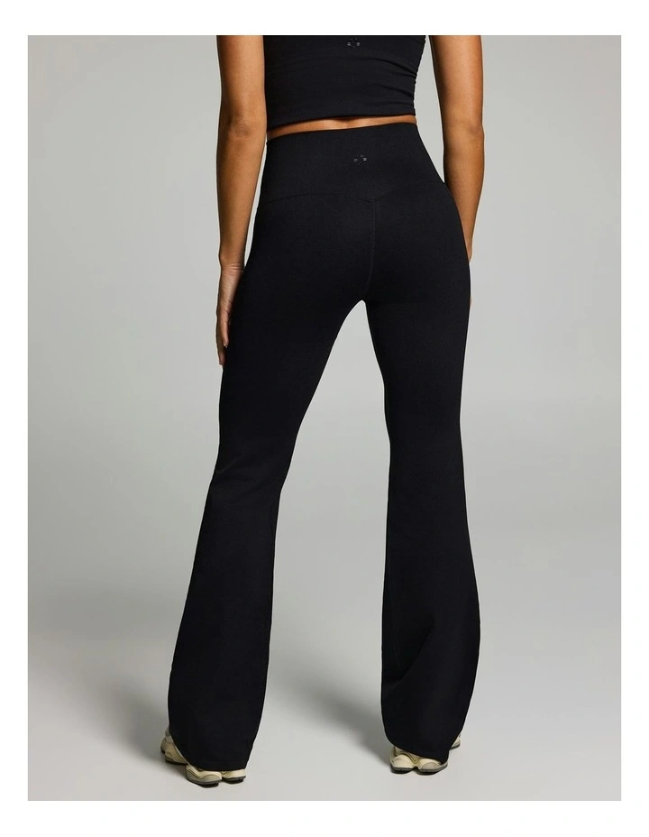 Seamless Flared Tights Black image 2