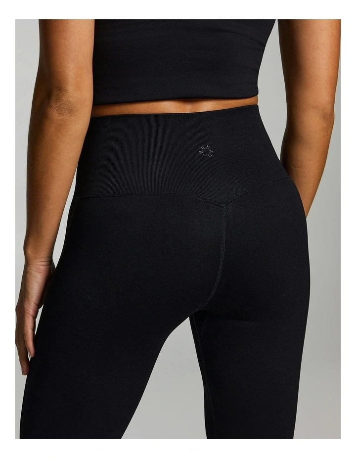 Seamless Flared Tights Black image 4