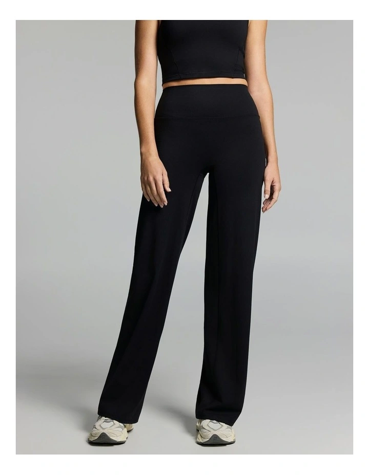 Straight Leg Full Length Tights Black image 1
