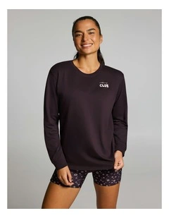 Loose Fit Long Sleeve Tee Boysenberry