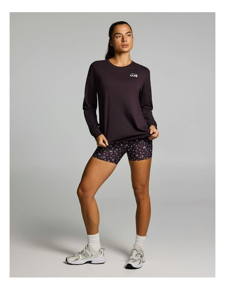 Loose Fit Long Sleeve Tee Boysenberry image 5