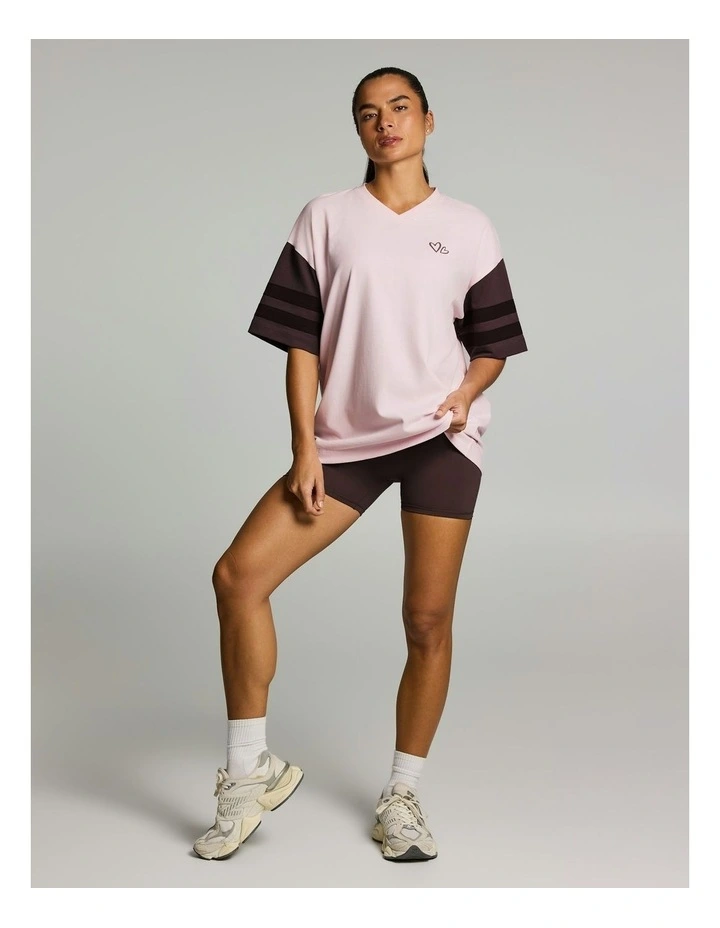Oversize Blocked Tee Pink Lemonade image 5
