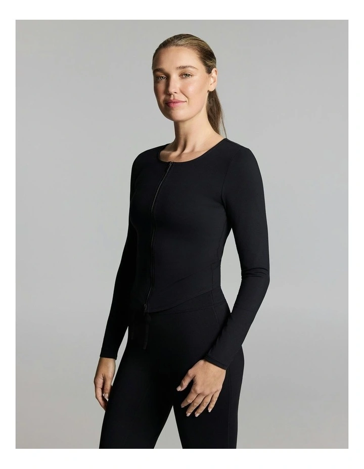 Base One Double Ended Zip Long Sleeve Black image 3