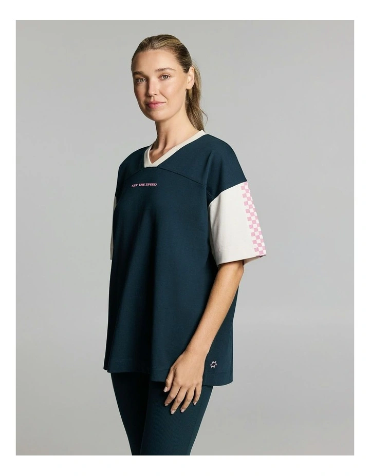 All Star Oversize Tee Teal image 3