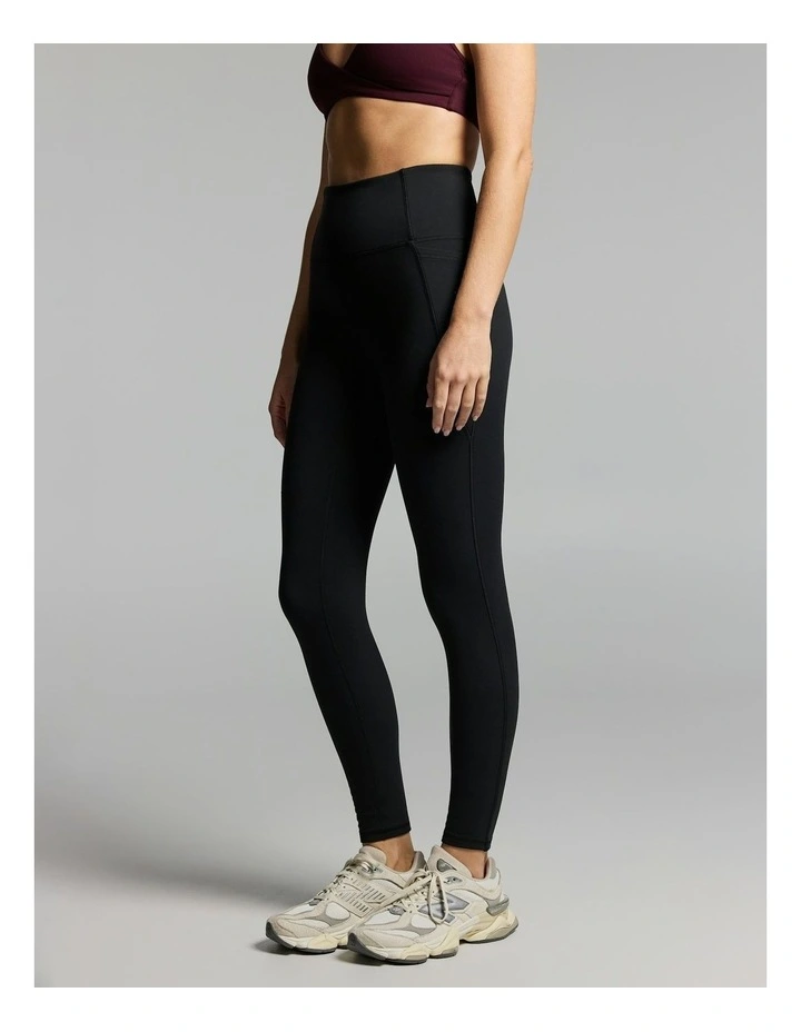 No Front Seam Thermal Full Length Tights Black image 3