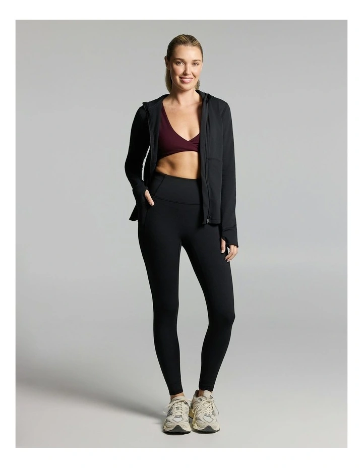 No Front Seam Thermal Full Length Tights Black image 5