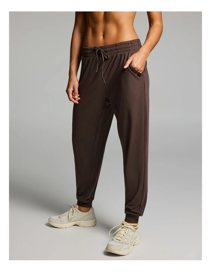 Balance Tie Front Jogger Pants Carob image 3