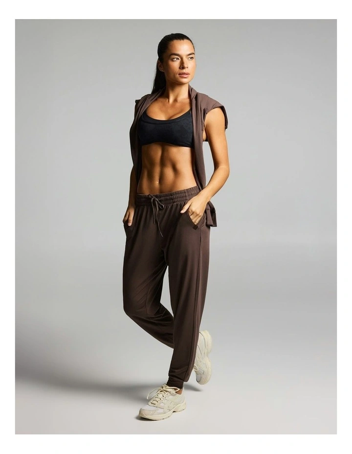 Balance Tie Front Jogger Pants Carob image 5