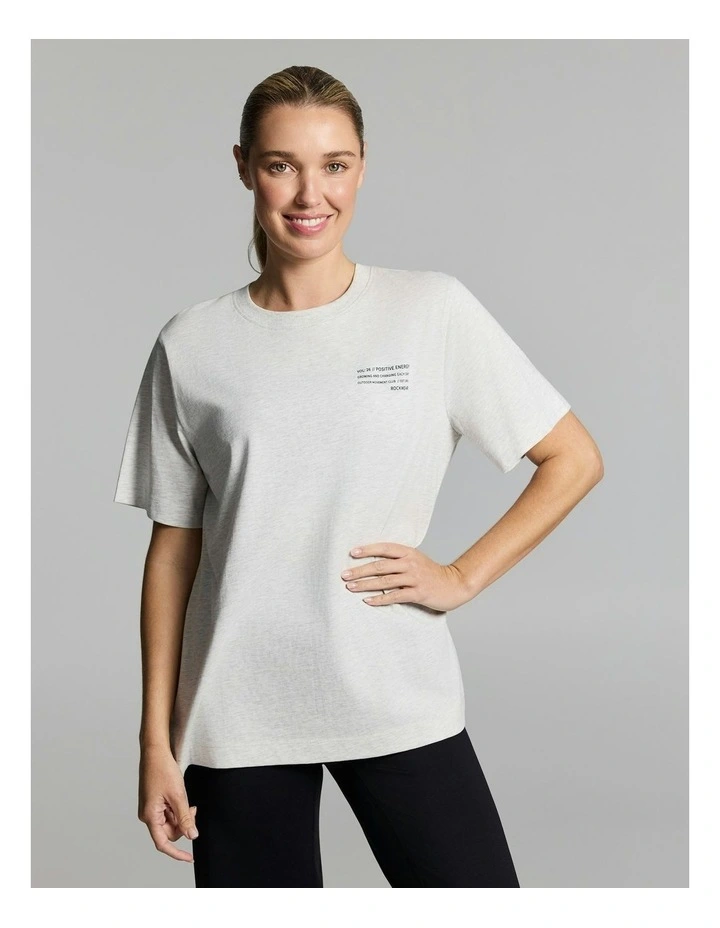 Graphic Tee Light Grey Marle image 1