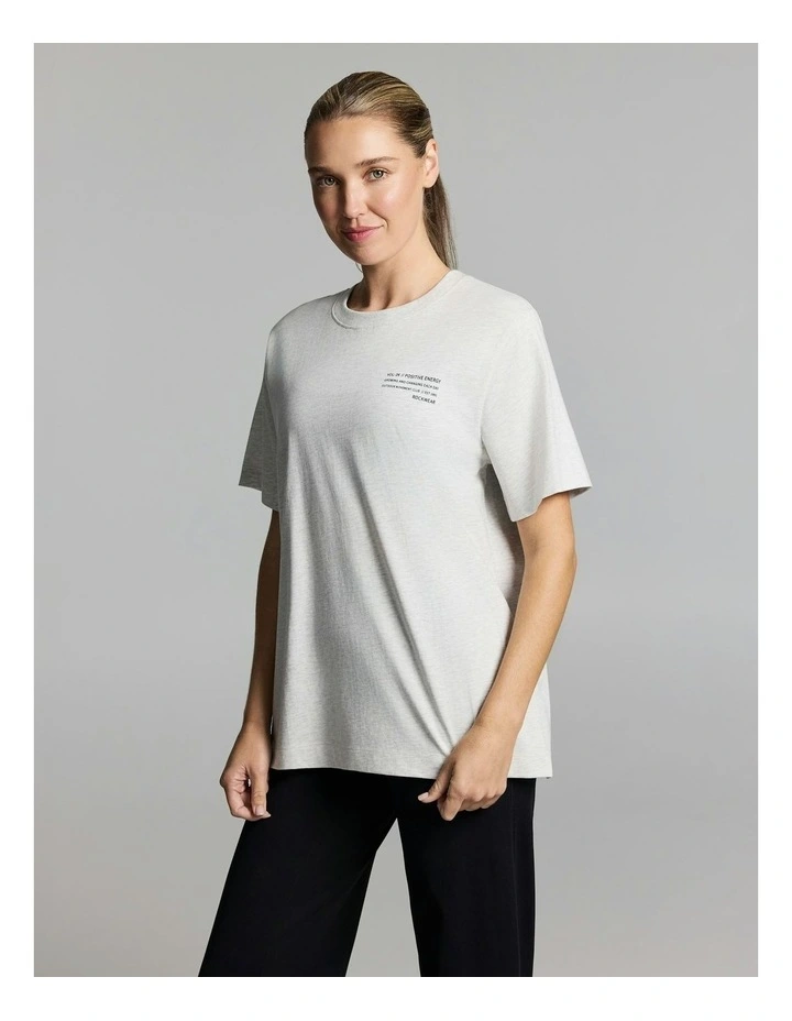 Graphic Tee Light Grey Marle image 3