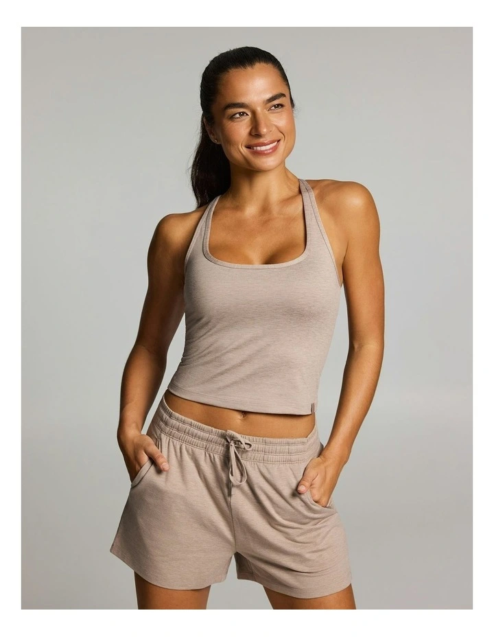 Balance Support Singlet Latte image 1