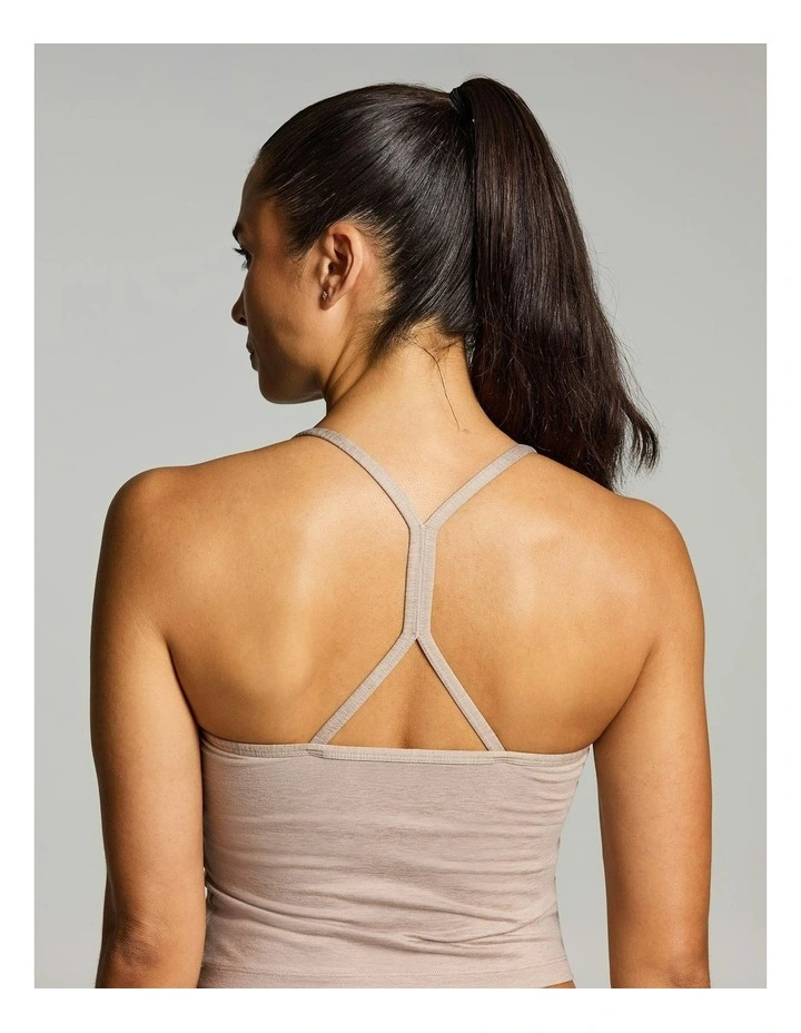 Balance Support Singlet Latte image 4