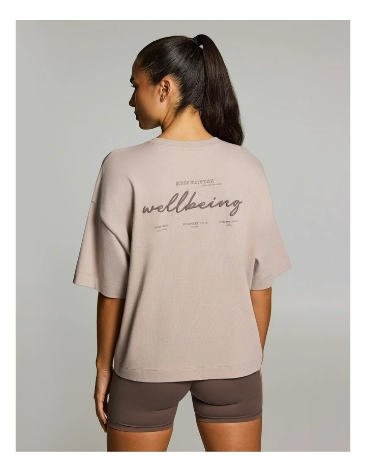 Oversize Boxy Tee Latte image 2