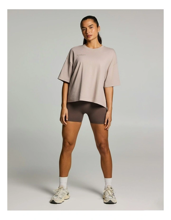 Oversize Boxy Tee Latte image 5