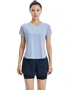Kiprun Women Running T-Shirt Blue