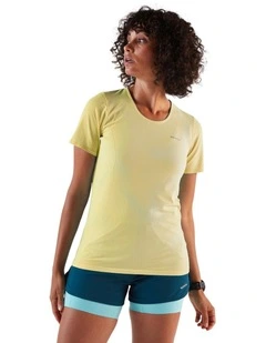 Kiprun Women Running T-shirt Run 500 Yellow