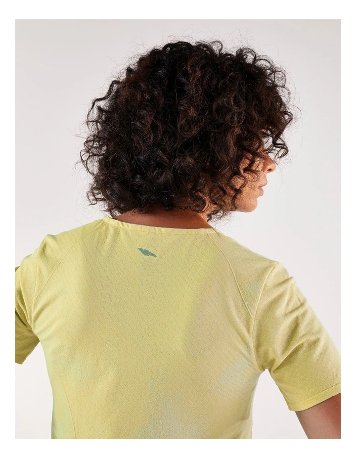 Kiprun Women Running T-shirt Run 500 Yellow image 3