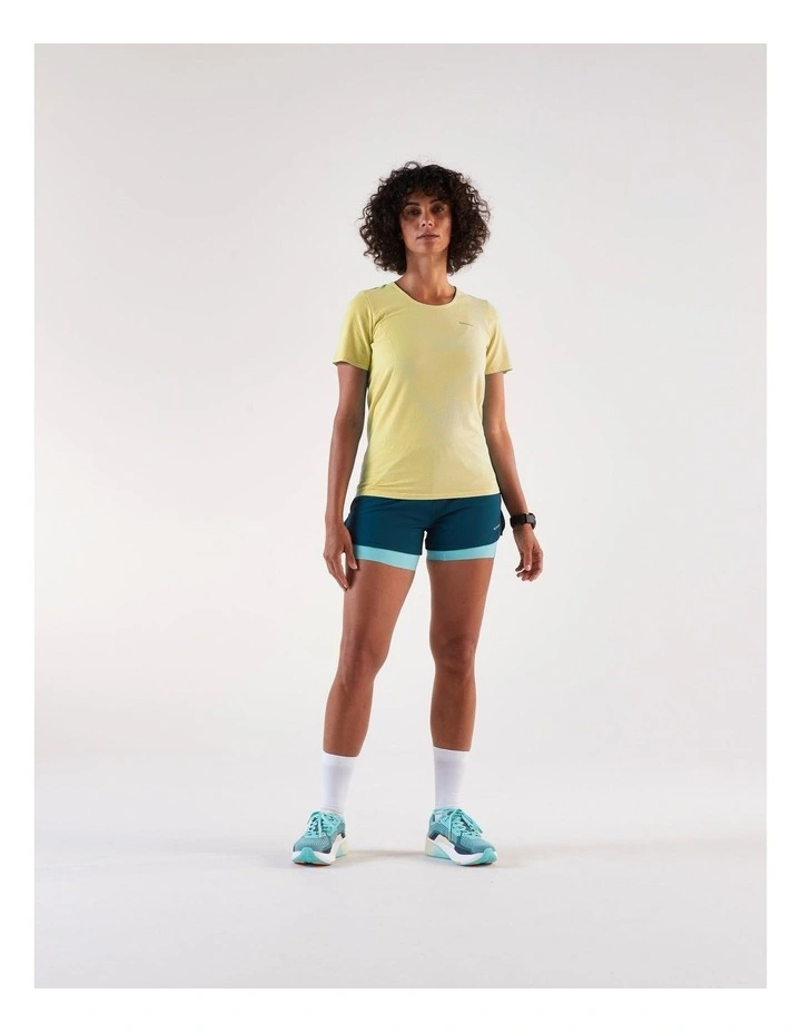 Kiprun Women Running T-shirt Run 500 Yellow image 5