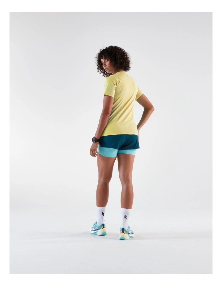 Kiprun Women Running T-shirt Run 500 Yellow image 6