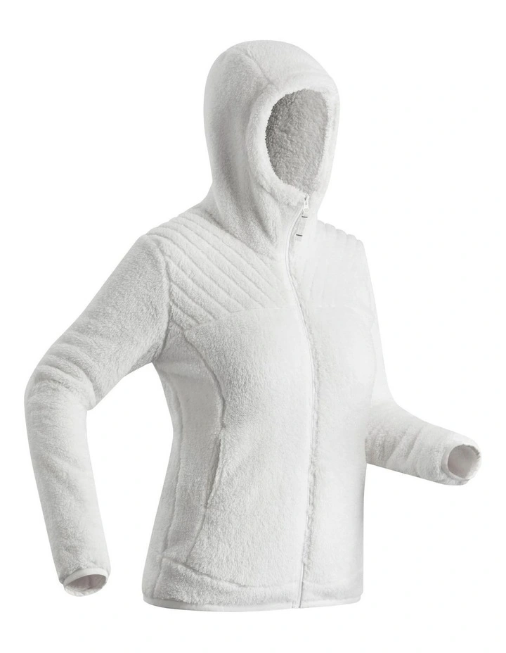 Quechua Women's Hiking Fleece SH100 Ultra-Warm White image 5