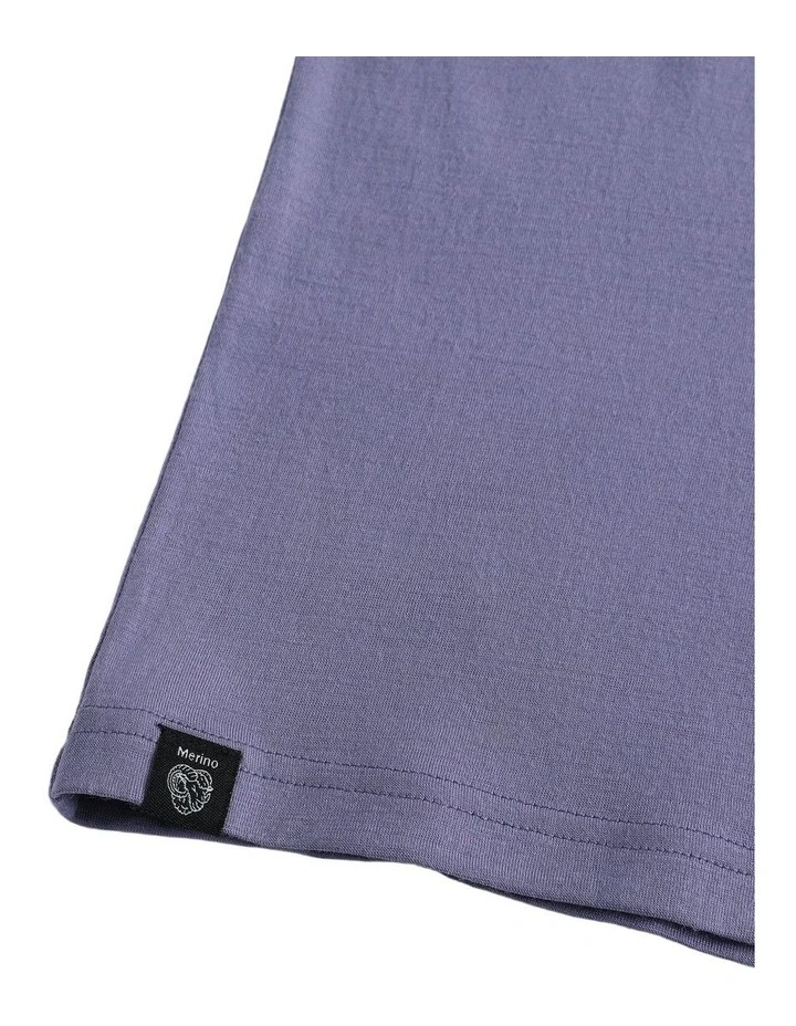 Simond Women Travel 500 Wool T-Shirt Purple image 7