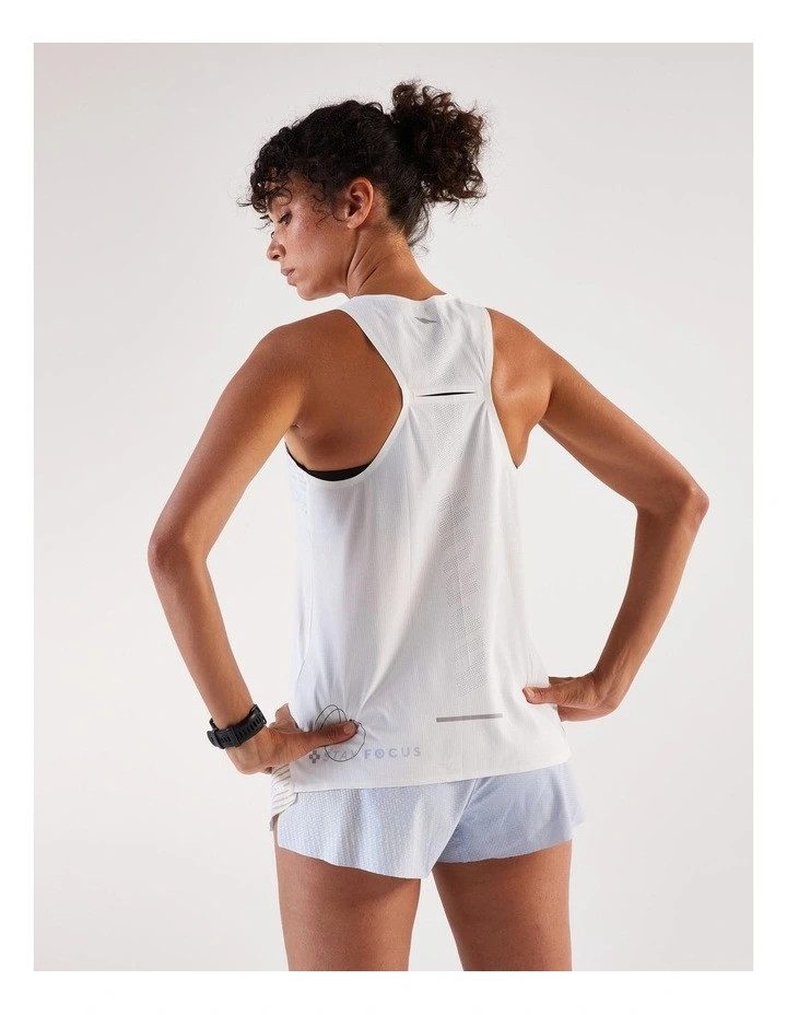 Women'S Lightweight Running Top, Kiprun Run 900 in White image 4