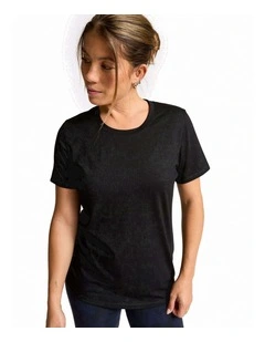 Women's Short-Sleeved T-Shirt Coolmax in Black