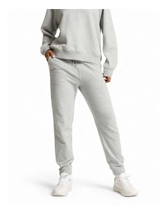 Women's Cotton Jogging Bottoms in Grey