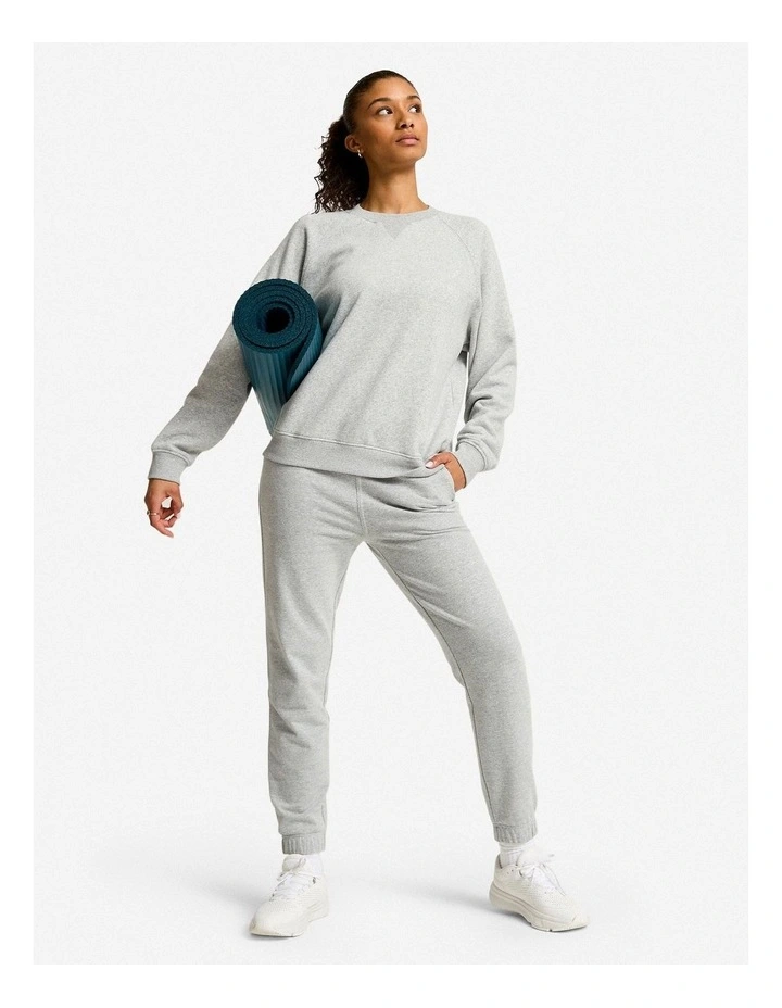 Women's Cotton Jogging Bottoms in Grey image 2