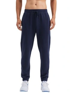 Men's Training Zip Pants 500 in Asphalt Blue