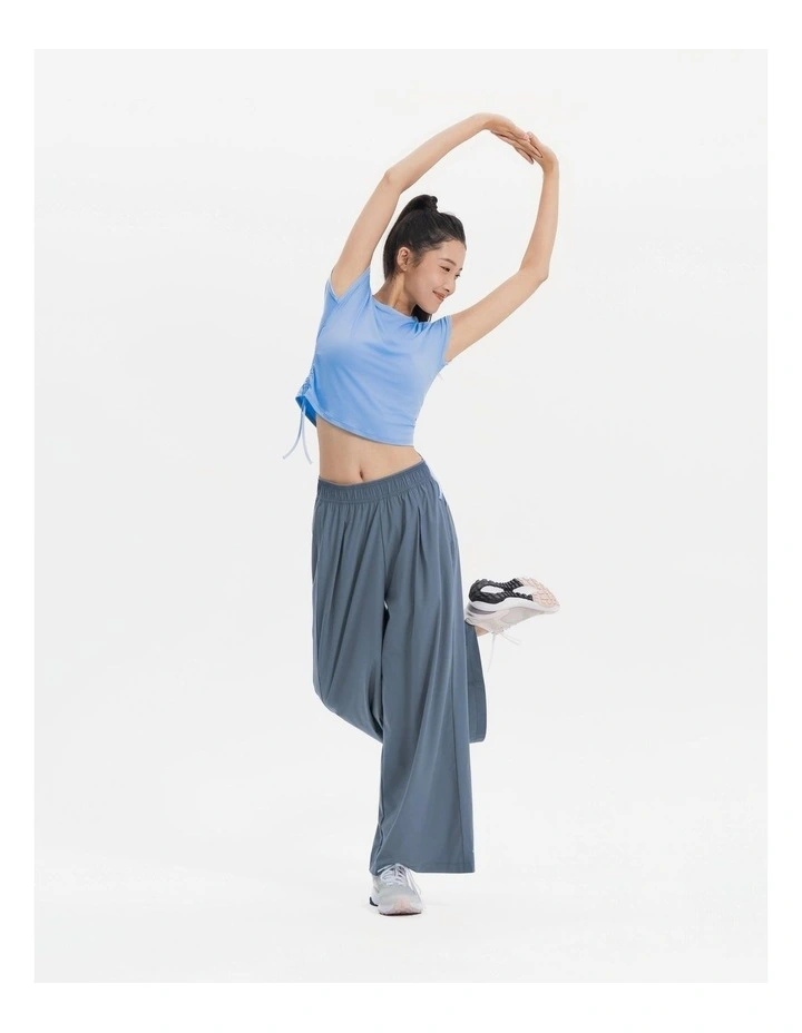 Womens Anti-UV Wide-Leg Pant 520 in Grey image 7