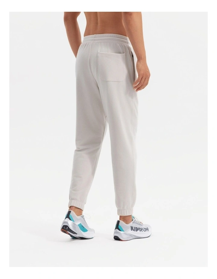 Men's Training Zip Pants in Linen Beige image 2