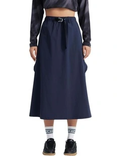 Sportswear Cargo Woven Skirt in  Asphalt Blue