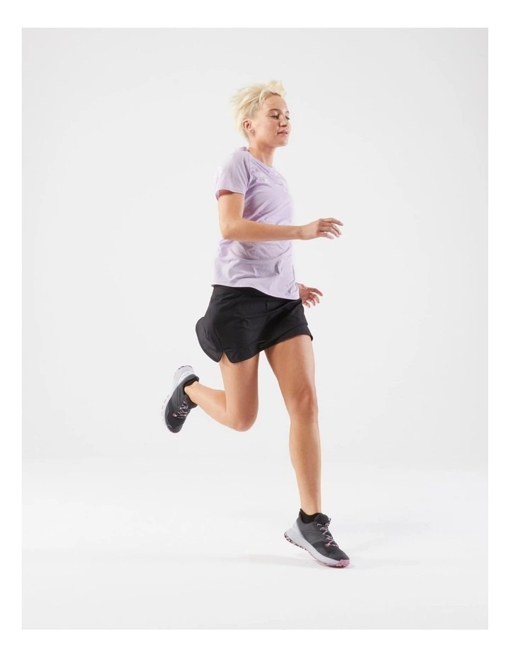 Women'S Trail Running Skort in Black image 2