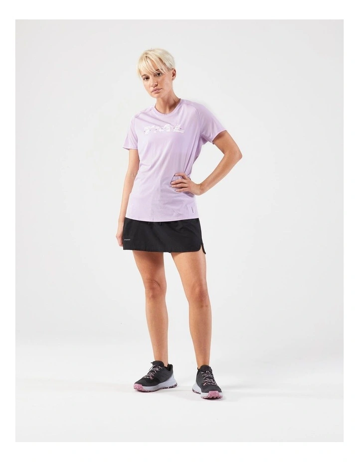 Women'S Trail Running Skort in Black image 3