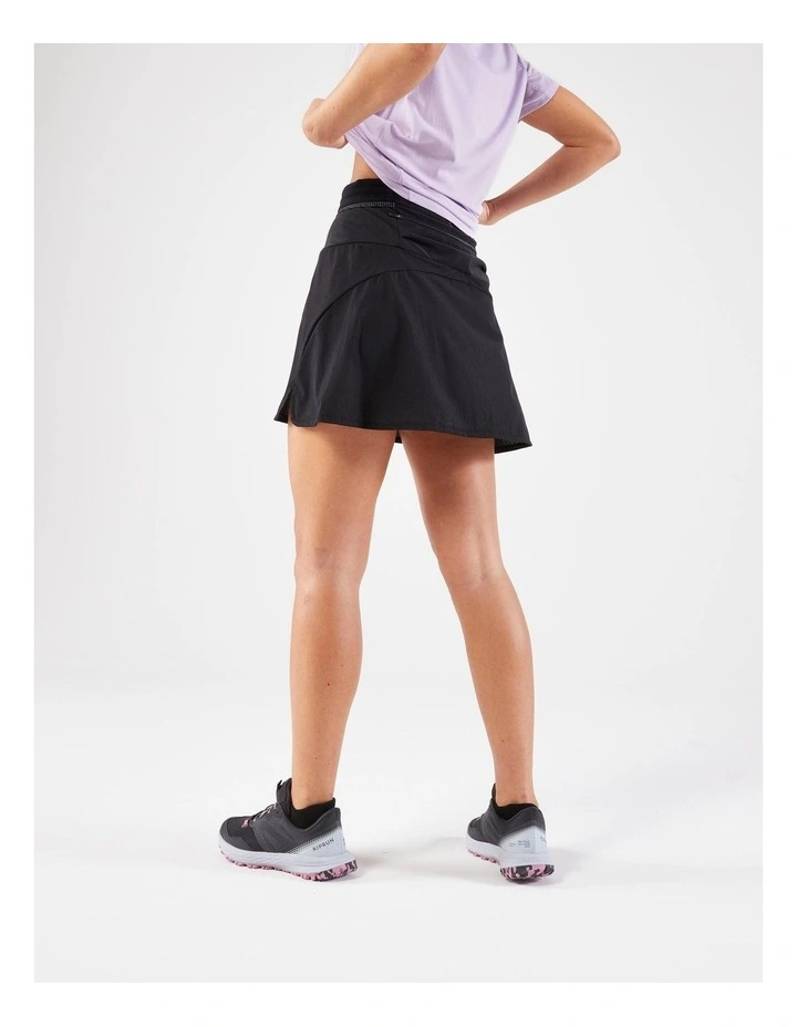 Women'S Trail Running Skort in Black image 4