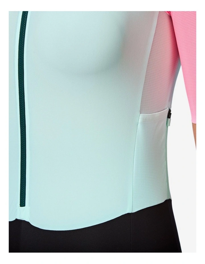 Van Rysel Women's Road Biking Aerosuit RCR-R Green image 5