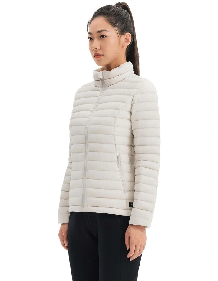 Forclaz Women Trek100 Down Jacket in Pearl Beige image 3