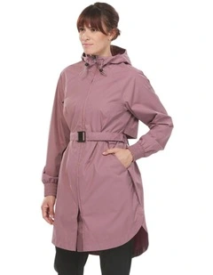 Women's Long Waterproof Hiking Jacket inRaincut Long