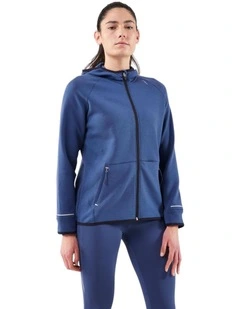 Decathlon - Women's warm running jacket - KIPRUN Run 500 Warm - Abyss blue