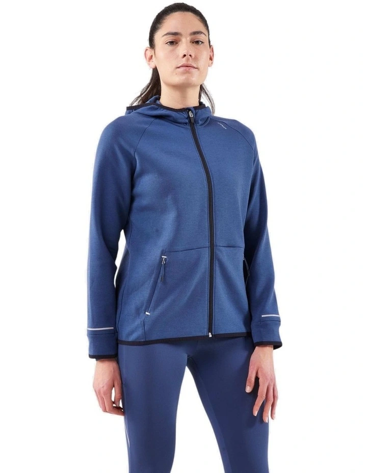 Decathlon - Women's warm running jacket - KIPRUN Run 500 Warm - Abyss blue image 3
