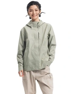 Quechua Women Hiking Jacket Nh500 Sage Green
