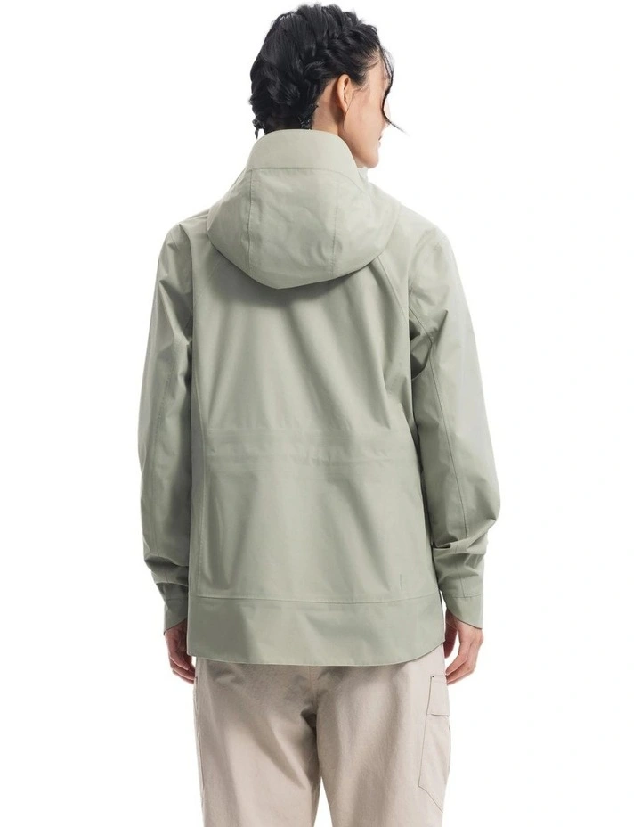 Quechua Women Hiking Jacket Nh500 Sage Green image 2