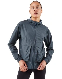Women's windproof running jacket inKIPRUN Run 500 Wind in Green