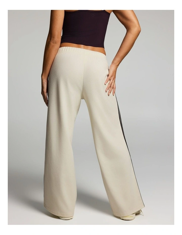 Textured Straight Leg Pants Buttercream image 2