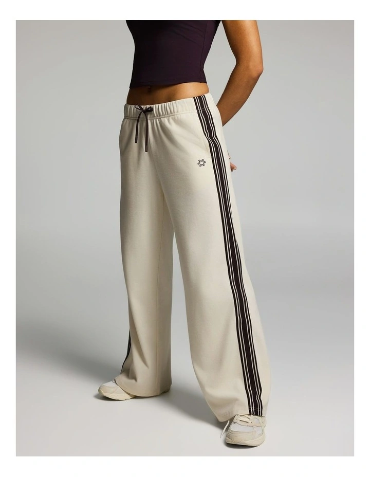 Textured Straight Leg Pants Buttercream image 3